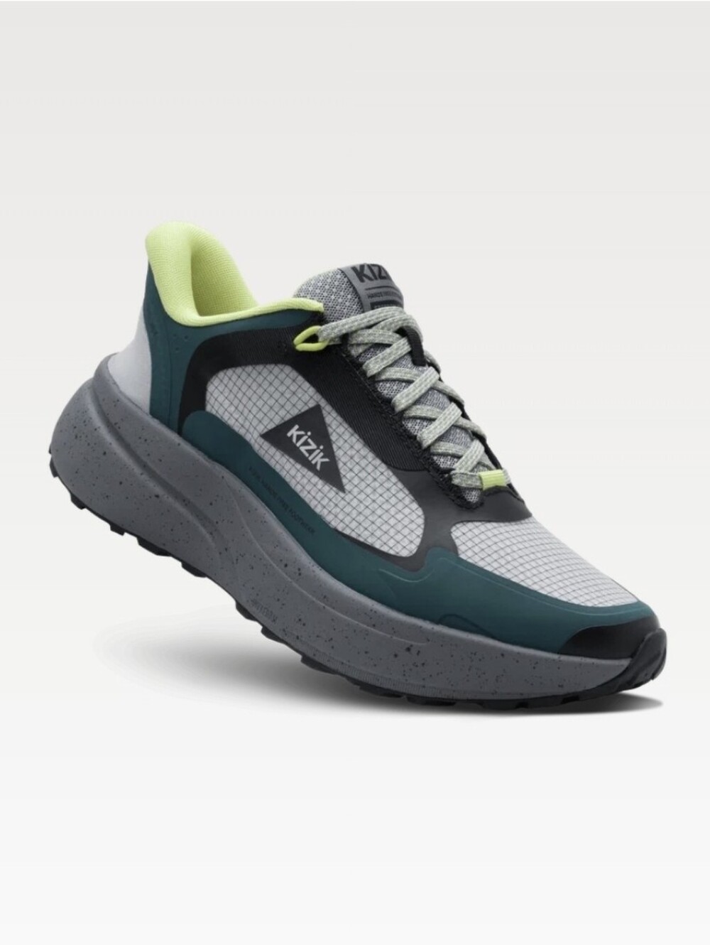 Kizik Men's Freedom Trail Size 12 NWT In Deep Teal/Alloy